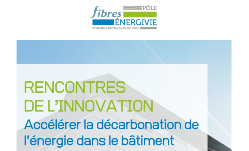 Rencontres de l'innovation pour accélérer la décarbonation de l'énergie dans le bâtiment 