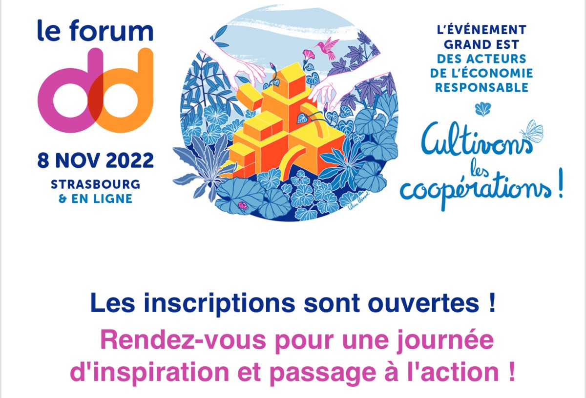 Forum Développement Durable - Cultivons les coopérations  - 08/11