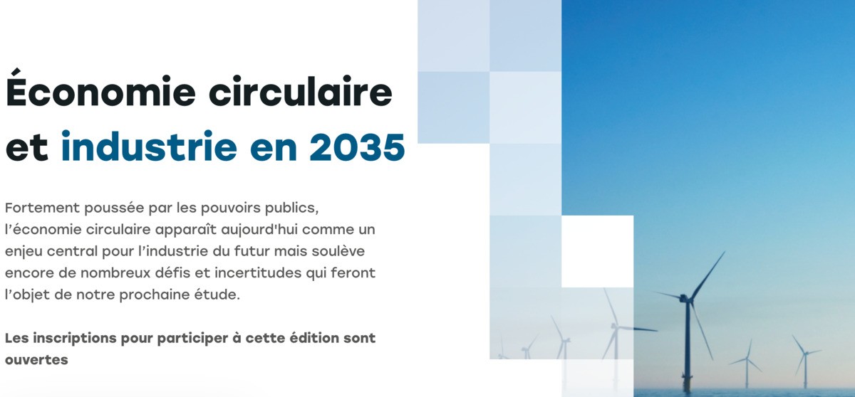 Deuxième édition - Observatoire des futurs possibles - Economie circulaire en 2035